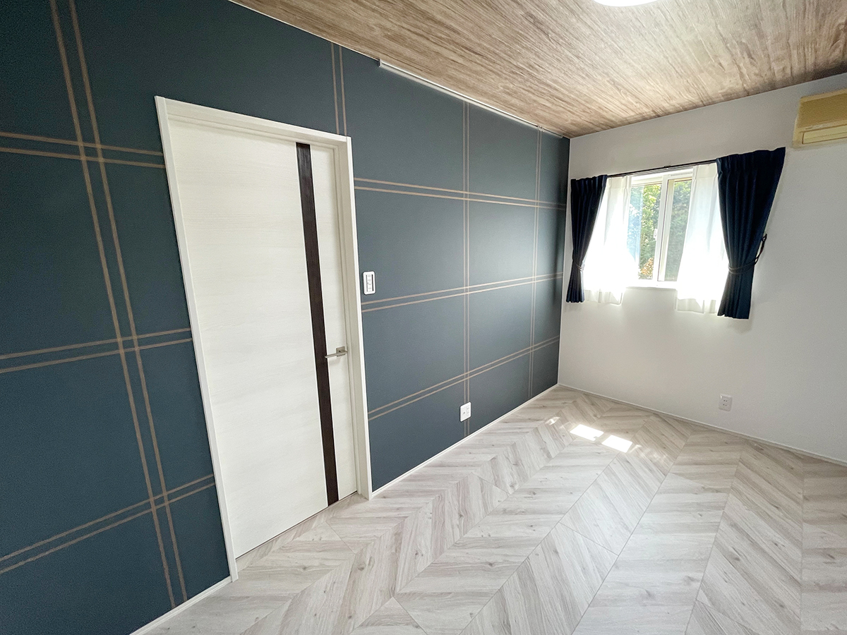 アクセントクロスで部屋ごとに違う雰囲気
