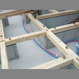 基礎工事 骨組み