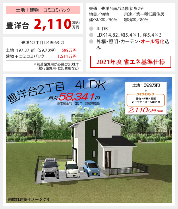 スムホーム コミコミパック4LDK 999万円のローコスト住宅。長崎市の
